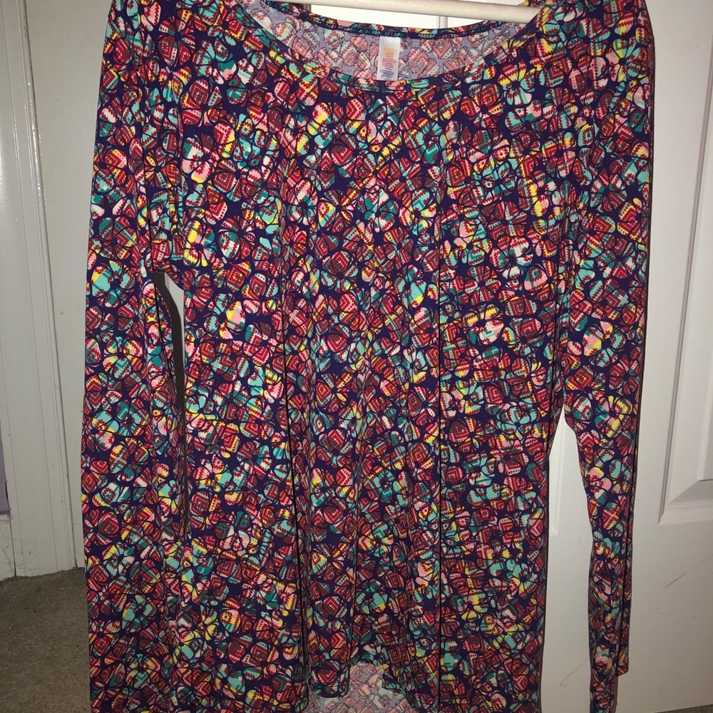 LULAROE multicolored shirt